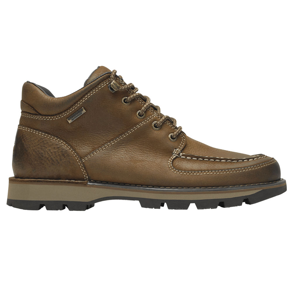 Rockport Boots For Mens Brown - Umbwe II Waterproof Chukka - MR3814572